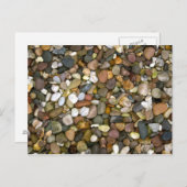 Kiesel / Steine Postkarte (Vorne/Hinten)