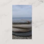 Kiesel-Strand-Visitenkarte Visitenkarte (Rückseite)