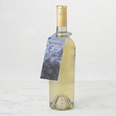 Kiesel und Felsen entlang der Küste des Ozeans Flaschenanhänger (Angewinkelt)