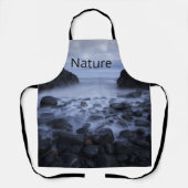 Kiesel und Felsen entlang der Küste des Ozeans Schürze (Vorderseite)