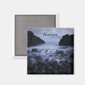 Kiesel und Felsen entlang der Küste Magnet (Vorderseite/Rückseite)