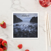 Kiesel und Felsen entlang der Küste Napkins Serviette (Beispiel)