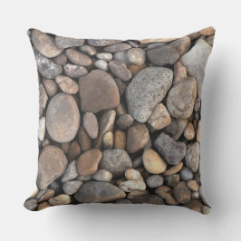 Kiesel und Stein-Muster Kissen