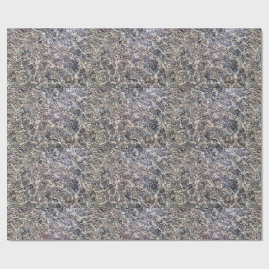 Kiesel-Unterwasserglühpapier Geschenkpapier (Flach)