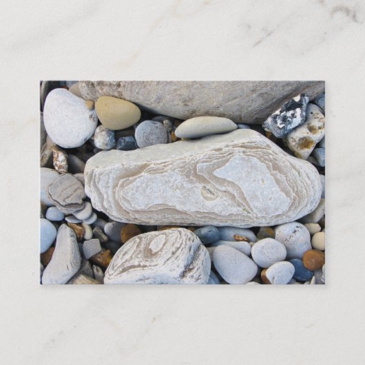 Kiesel-Visitenkarten Visitenkarte (Vorderseite)