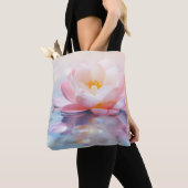 Kiesel Wasser Blume Ruhe Friedlich Tasche (Von Nahem)