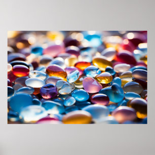 Kieselfarben Stille Friedliche Natur Poster