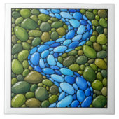 Kieselfluss Fliese (Vorderseite)