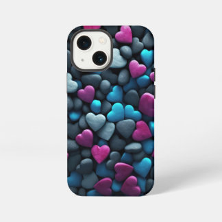 Kieselherzen iPhone 13 Mini Hülle
