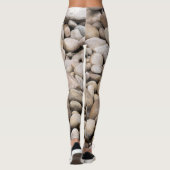 Kieselhintergrundmuster Leggings (Rückseite)