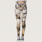 Kieselhintergrundmuster Leggings (Vorderseite)