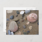 Kieseln Postkarte (Vorne/Hinten)