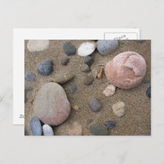 Kieseln Postkarte (Vorne/Hinten)