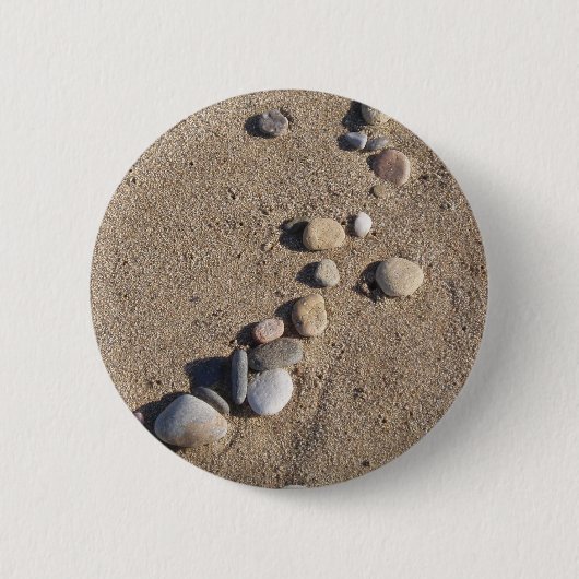 Kieseln und Sandasten-Button Button (Vorderseite)