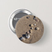 Kieseln und Sandasten-Button Button (Vorne & Hinten)