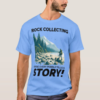 Kieselstein-Sammeln Mineralien Sammler Geologie T-Shirt