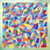 Kieselsteine am Strand Fensteraufkleber (Blatt 3)