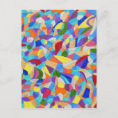 Kieselsteine am Strand Postkarte (Vorderseite)