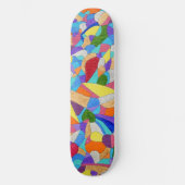 Kieselsteine am Strand Skateboard (Vorderseite)