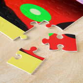 Kieselsteine am Strand Sommerferien Kunst Puzzle (Seite)
