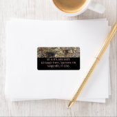 Kieselsteine in Taylor Creek Naturfotografie Adressaufkleber (Insitu)