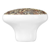 Kieselsteine in Taylor Creek Naturfotografie Keramikknauf (Seitenansicht)