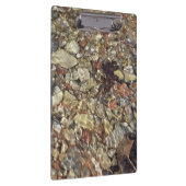 Kieselsteine in Taylor Creek Naturfotografie Klemmbrett (Rechts)