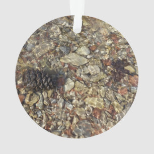 Kieselsteine in Taylor Creek Naturfotografie Ornament