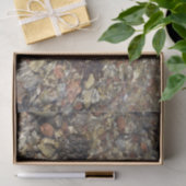 Kieselsteine in Taylor Creek Naturfotografie Seidenpapier (Geschenk)