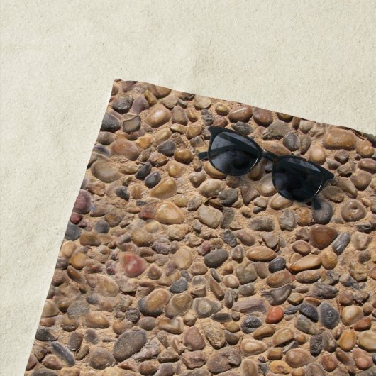 Kieselsteine mit Zip-Locker Strandtuch (Beispiel)