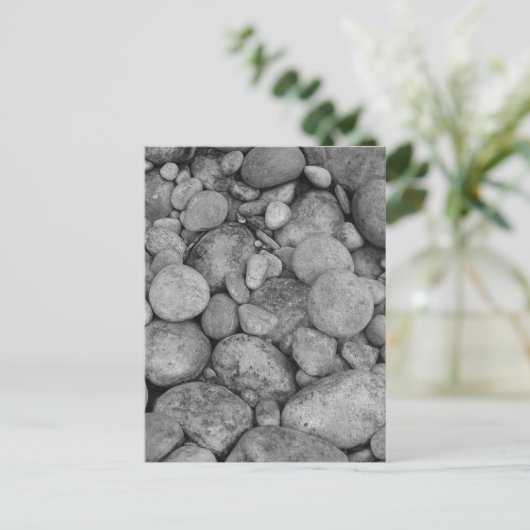 Kieselsteine Postkarte (Stehend Vorderseite)