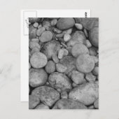 Kieselsteine Postkarte (Vorne/Hinten)