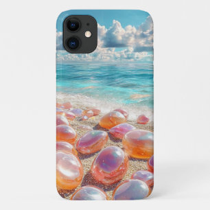 Kieselstrand von Pebble Beach, ruhiger Ozean, Stei Case-Mate iPhone Hülle