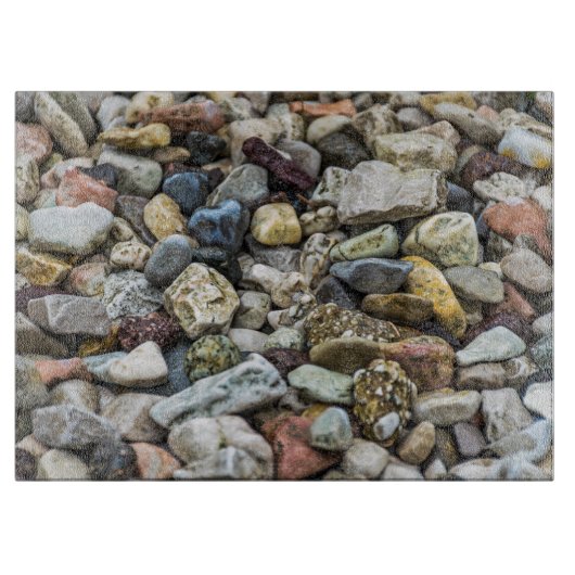 Kiesglas Schneidebrett (Vorderseite)