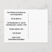 Kiesige und beunruhigte Blickc$neu-house-Postkarte Ankündigungspostkarte (Rückseite)