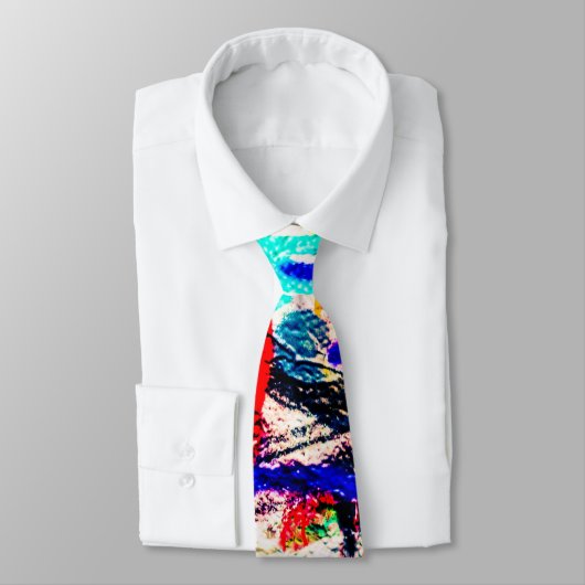 Kiesige verrückte Graffiti Krawatte (Gebunden)