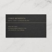 Kieslieferdienst Fachmann Visitenkarte (Rückseite)