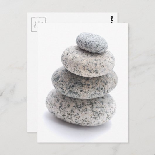 Kiesskulptur Postkarte (Vorne/Hinten)