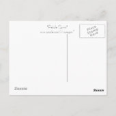 Kiesspirale Postkarte (Rückseite)