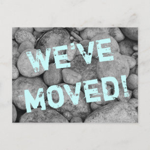 Kiessteine bewegliche Postkarten für neue Adresse