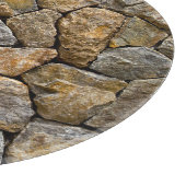 Kiessteinmauer: Dekoratives Design Schneidebrett (Ecke)