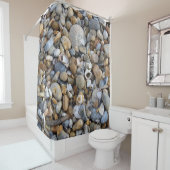 Kiesstrand Duschvorhang (Beispiel)