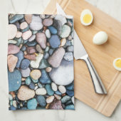 Kiesstrand Geschirrtuch (Viertel Falte)