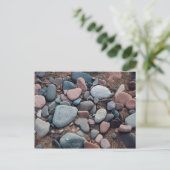 Kiesstrand Postkarte (Stehend Vorderseite)