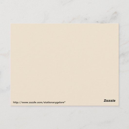 Kiesstrand Postkarte (Rückseite)