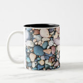 Kiesstrand Zweifarbige Tasse (Links)