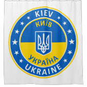 Kiev Ukraine Duschvorhang (Vorderseite)