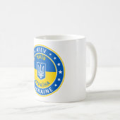 Kiev Ukraine Kaffeetasse (VorderseiteRechts)