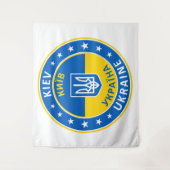 Kiev Ukraine Wandteppich (Vorderseite)