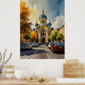 Kiew Aquarev Art Poster (Küche)